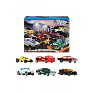 6lı Özel Süslü Metal Araç Seti ile Hot Wheels Eğlencesi
