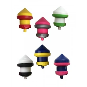 6lı Paket Plastik Basmalı Topaç