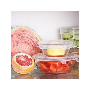 6lı Silikon Streç Kapak Seti - BPA İçermez