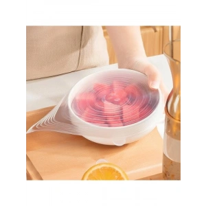 6lı Silikon Streç Kapak Seti - Hava Geçirmez