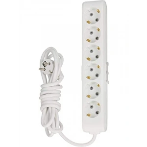 6lı Topraklı Kablolu Priz - 3 Metre Uzunluk