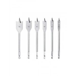 6lı Yaprak Matkap Ucu Seti - Yüksek Karbon Çelik