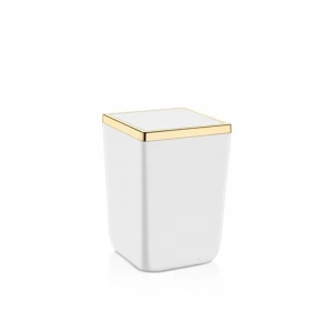 6 LT Kapasiteli Beyaz Çöp Kovası