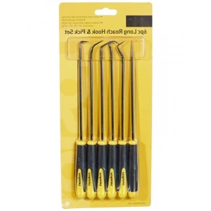 6 Parça Uzun Uçlu Kanca ve Çengel Seti