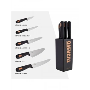 6 Parça Yüksek Kaliteli Bıçak Seti