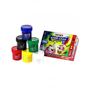 6 Renkli Guaj Boya Seti - 25 ml x 6 Adet