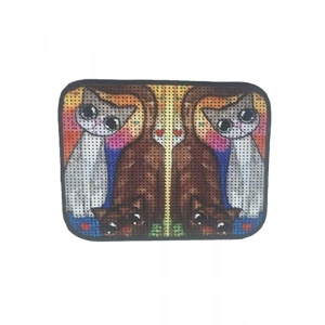 60 x 45 cm Kedi Tuvalet Önü Paspası - Elekli Desenli