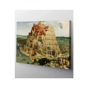 60 x 90 cm Pieter Bruegel Babil Kulesi Kanvas Tablo