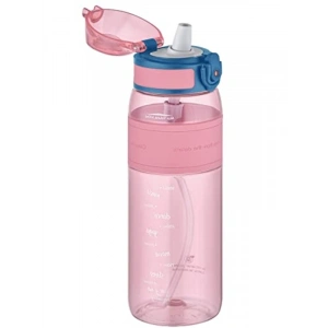 600 ml Isırılamaz Pipetli Su Matarası, Silikon Gövde ile