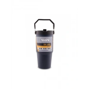 600ML Mavi Unisex Suluk, Termos Özelliği ile Sıcak ve Soğuk İçin