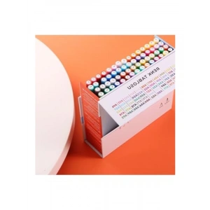 60’lı Çift Taraflı Brush Pen Kalem Seti