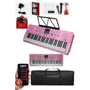 61 tuşlu dijital org, kaliteli ekran ve aksesuarlar