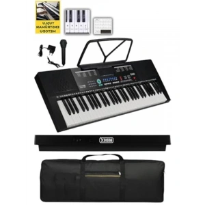 61 Tuşlu LED Ekran Org, Çanta ve Adaptör ile