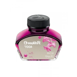 62.5 ml Pembe Mürekkep Şişesi, Cam Ambalajda