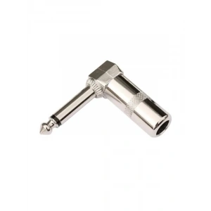 6.3 mm Mono L Tip Metal Jack - 10852 Gümüş