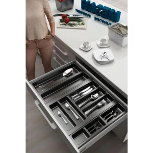 64x48 cm Mutfak Çekmece Düzenleyici, Kesilebilir ve Pratik Kullanım