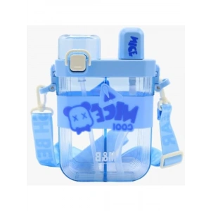 650ML Damlatmaz Suluk - Ergonok Pipetli ve Taşıma Kayışlı