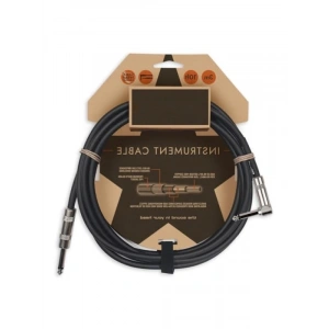 3m Enstrüman Kablosu - Düz ¼ Jack ile Açılı ¼ Jack