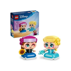 LEGO® ǀ Disney Princess Karlar Ülkesi Mini Anna ve Elsa 43284 – 5 Yaş ve Üzeri için Yaratıcı Oyuncak Yapım Seti (65 Parça)