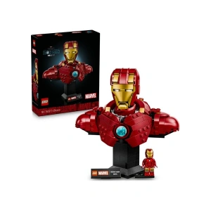 LEGO® ǀ Marvel Iron Man Mk4 Büstü 76327 - Yetişkinler Için Minifigür Içeren Yaratıcı Yapım Seti (436 Parça)