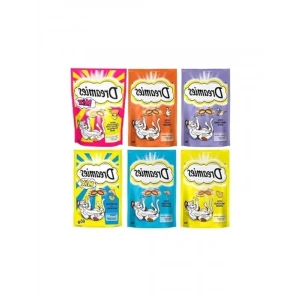 6x60gr Karışık Kedi Ödül Maması, Lezzetli ve Çeşitli