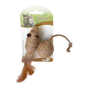 7 cm Boyutunda Fare Şekilli Kedi Oyuncağı