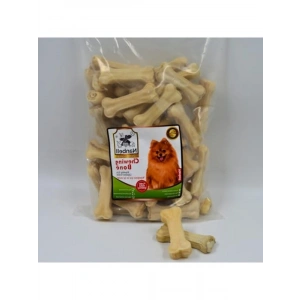 7 cm Sütlü Köpek Çiğneme Kemiği, 60lı Paket