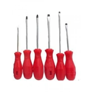 7 Parça Mıknatıslı Tornavida Seti - Düz ve Yıldız Uçlar