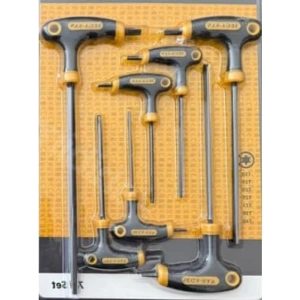 7 Parça T Tipi Torx Allen Anahtar Seti - Profesyonel Kullanım İçin