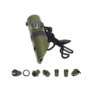 7si 1 Arada Hayatta Kalma Düdüğü, LED Işıklı ve Kullanışlı