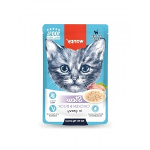 70 Gr Tavuklu ve Ördekli Yaş Kedi Maması, 10 Adet