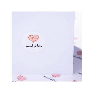 700 Adet With love Yazılı Sticker Seti, Yaratıcı Süsleme İçin