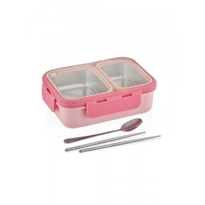 700ml Kapasiteli Tek Katlı 2 Bölmeli Çelik Sefer Tası