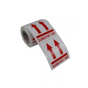 70mm x 80mm Dik Tutunuz Etiketi, 250 Adet Rulo