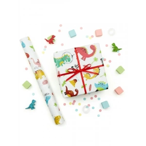 70x100 cm Çocuk Temalı Premium Hediye Paketleme Kağıdı Seti, 2li Rulo