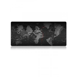 70x30 cm Dünya Haritası Desenli Kaymaz Oyun Mousepad