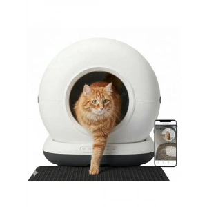 72 LT hazneye sahip, akıllı otomatik kedi tuvaleti, uzaktan kontrol edilebilir