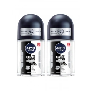 72 Saat Süren Etkili Roll-on Deodorant - Siyah ve Beyaz Lekesiz Koruma
