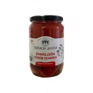 720 cc Közlenmiş Kırmızı Biber Cam Kavanoz