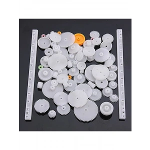 75 Parça Plastik Dişli Çark Seti, Hobi ve DIY Projeleri için Eğlenceli Araç
