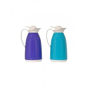 750 ml Kapasiteye Sahip Cam Termos - Mavi ve Mor