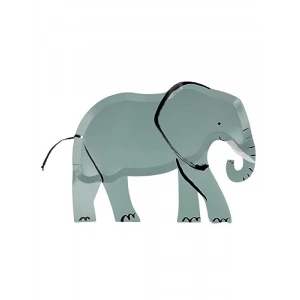 8li Fil Temalı Çocuk Tabak Seti