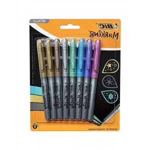 8li Metalik Kalıcı Markör Seti