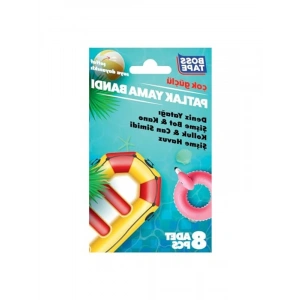 8li Paket Patlak Onarım Yama Bandı, Şeffaf