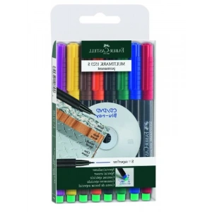 8li Set Halinde Kalıcı Keçeli Kalem, Farklı Renkler