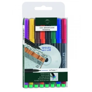 8li Solmayan Renkli Kalem Seti - Farklı Uç Kalınlıkları