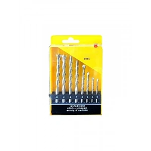 8 Parça Beton Matkap Ucu Seti - Farklı Çaplar, Krom Kaplama