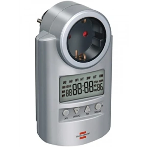 8 Soketli Anahtarlı 3 Metre Uzunlukta Priz - Gri