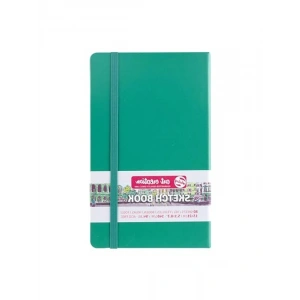 80 Sayfa Eskiz Defteri, 13 cm x 21 cm, Orman Yeşili