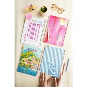 80 Yapraklı Kareli A4 Okul Defteri - 4lü Set Renkli Kapak